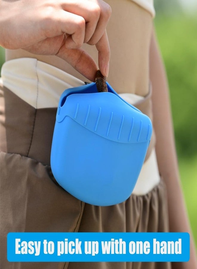 DONGKER Dog Training Bag,Silicone Half Opening Design Dog Treat Pouch with Clip for Dog Training Walking Hiking Hunting Traveling - Image 5